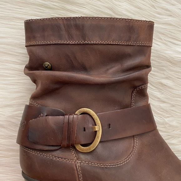 Pikolinos Brown Leather Brujas Slouchy Boots - Picture 5 of 11